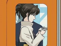 Huge titted hentai teacher takes huge dong