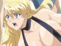 Swimsuit anime bigboobs gangbang in the beach