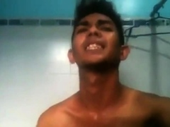 Horny filipino jerks till he cums..