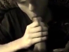 Twink shoves his cock into his friends mouth
