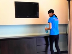 Tempting eastern girlfriend destroyed by monster